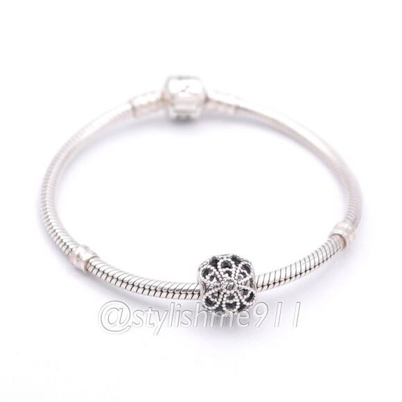 Authentic pandora Beaded Openwork Flower Charm - 791282 - Picture 5 of 9